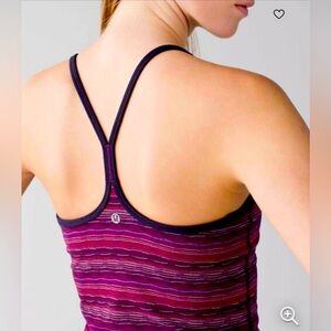 Lululemon Power Y Tank Top Space Dye Twist Size 4